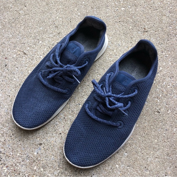 Mens Blue AllBirds Tree Runners Size 9 - Picture 2 of 7